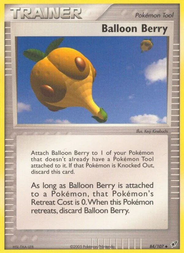 EX Deoxys 英語版 Balloon Berry 84 カード表面