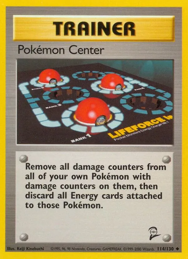 Front of Pokémon Center 114, Base Set 2 English