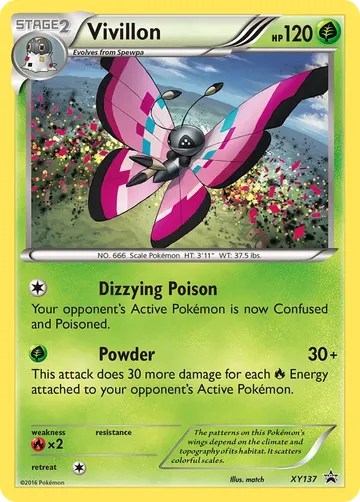 Vivillon XY137 $3.18