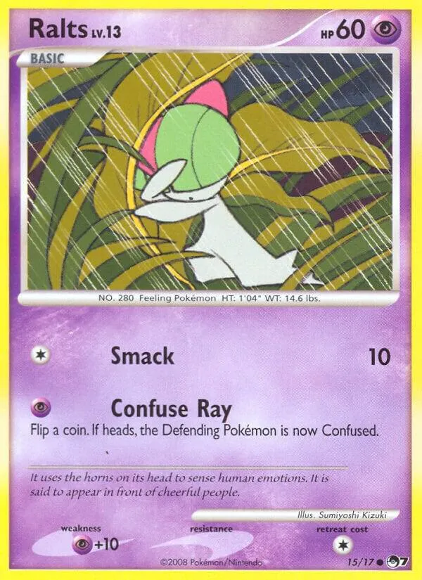 POP Series 7 英語版 Ralts 15 カード表面