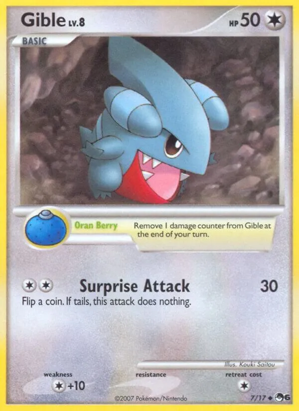 Front of Gible 7, POP Series 6 English