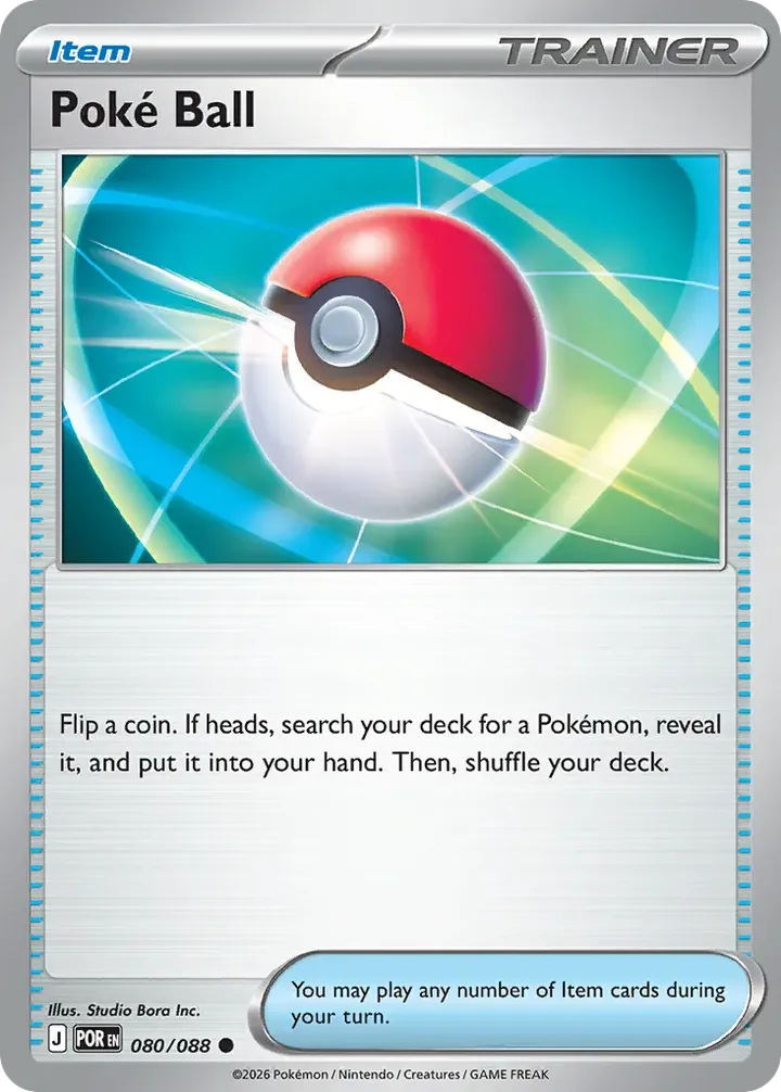 Front of Poke Ball 80, Mega Evolution—Perfect Order English