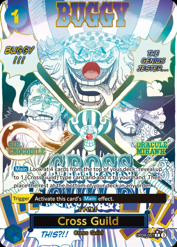 Emperors in the New World 영어판 Cross Guild OP09-057 · 패럴렐 2 카드 앞면