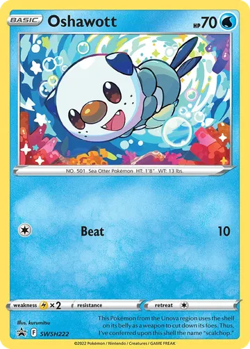 Oshawott SWSH222 $0.63
