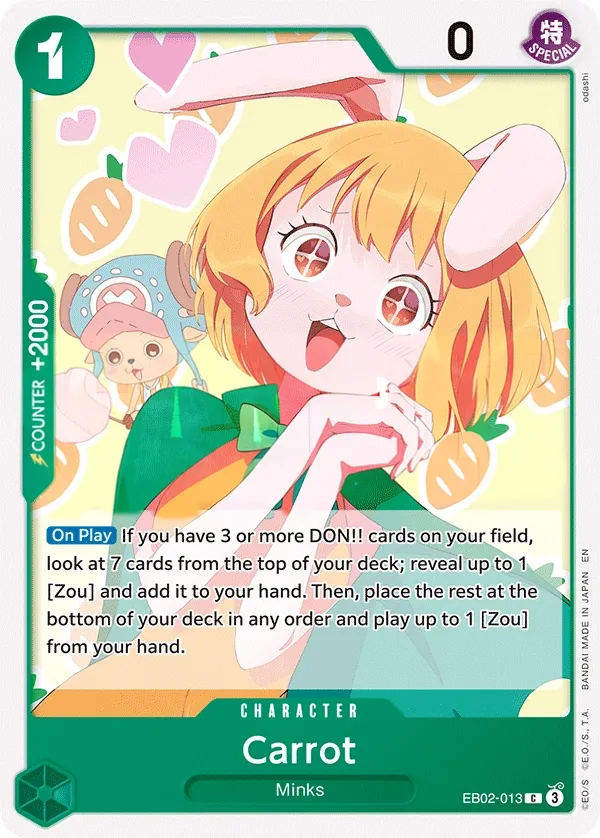 Anime 25th Collection 英語版 Carrot EB02-013 カード表面