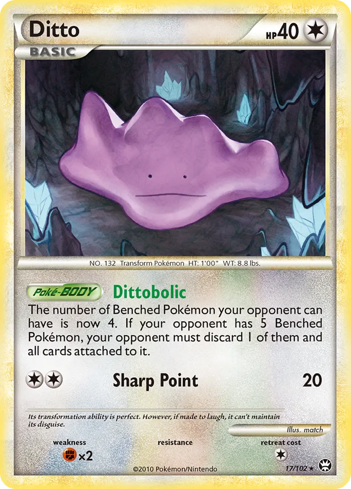 HS—Triumphant 영어판 Ditto 17 카드 앞면