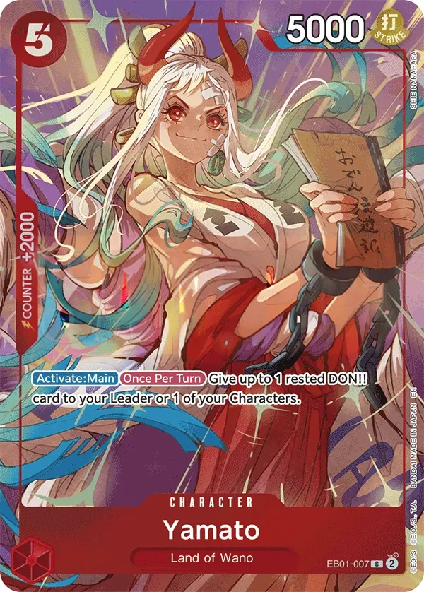 Memorial Collection 英語版 Yamato EB01-007 · パラレル カード表面