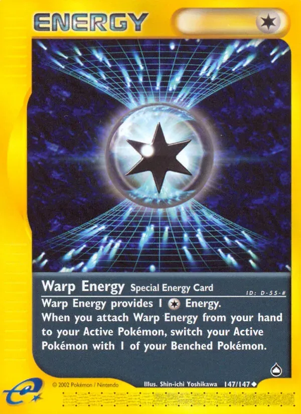 Aquapolis 英語版 Warp Energy 147 カード表面