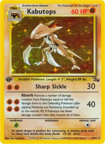 Kabutops 9 $40.78