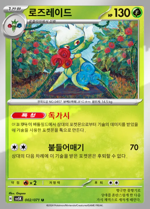Front of 로즈레이드 2, 와일드포스 Korean