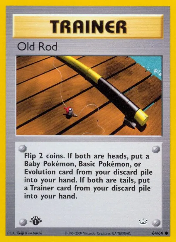 Neo Revelation 英語版 Old Rod 64 カード表面