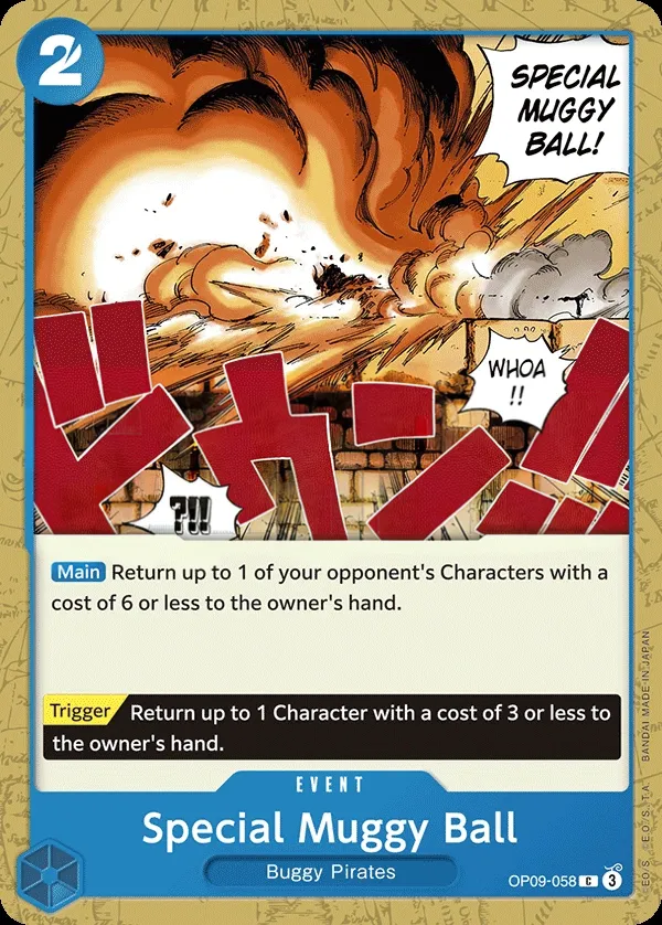 Emperors in the New World 영어판 Special Muggy Ball OP09-058 카드 앞면
