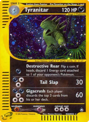 Tyranitar H28 $198.90