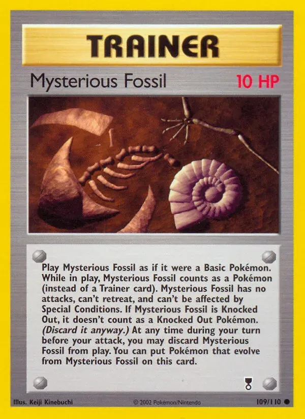 Legendary Collection 영어판 Mysterious Fossil 109 카드 앞면