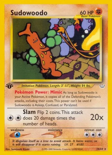 Sudowoodo 26 ¥1,643