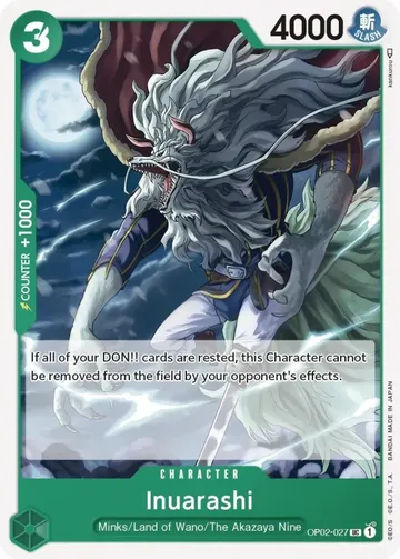 Inuarashi OP02-027 ¥17