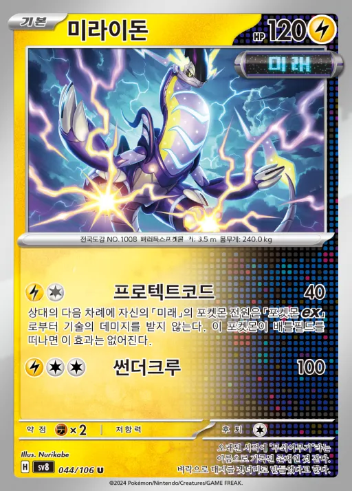Front of 미라이돈 44, 초전브레이커 Korean