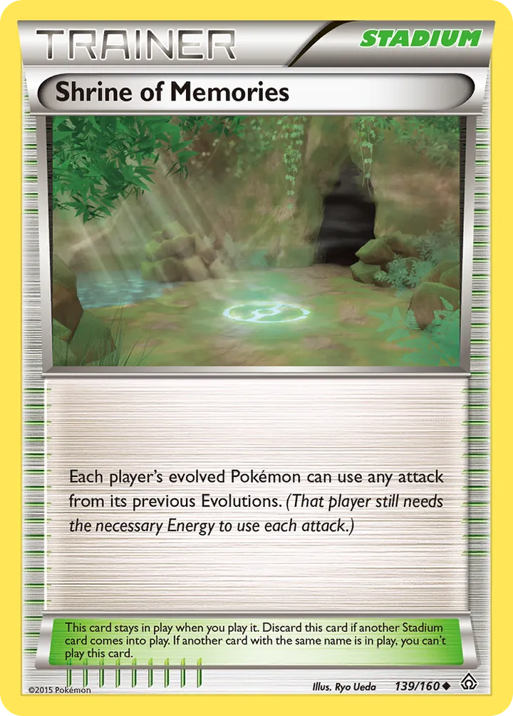 XY—Primal Clash 영어판 Shrine of Memories 139 카드 앞면