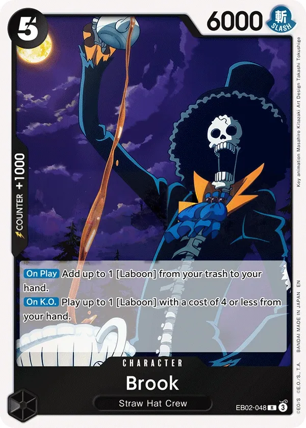 Anime 25th Collection 英語版 Brook EB02-048 カード表面