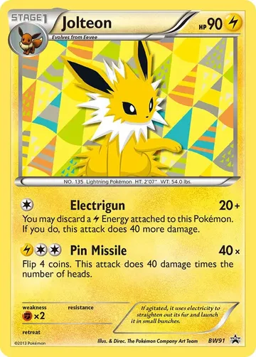 Jolteon BW91 $73.01