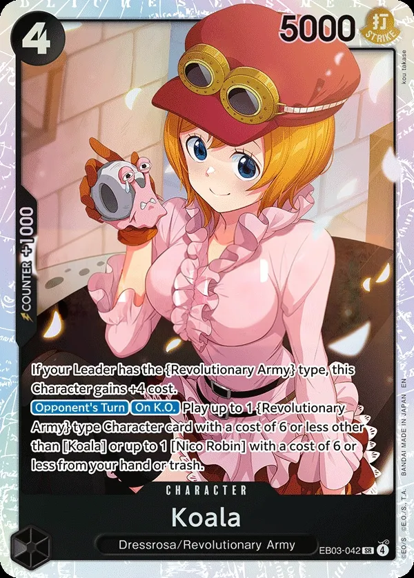 One Piece Heroines Edition 英語版 Koala EB03-042 カード表面