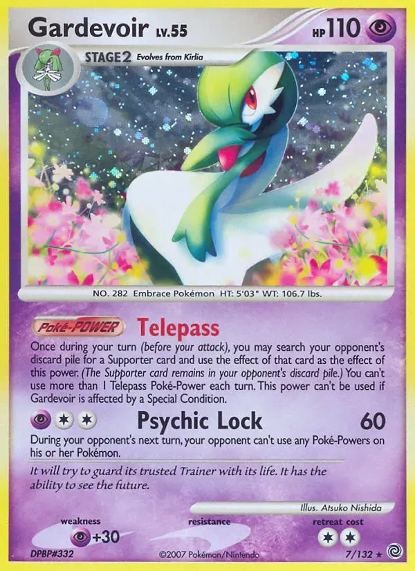 Diamond & Pearl—Secret Wonders 英語版 Gardevoir 7 カード表面