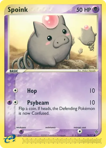 Spoink 74 ¥232