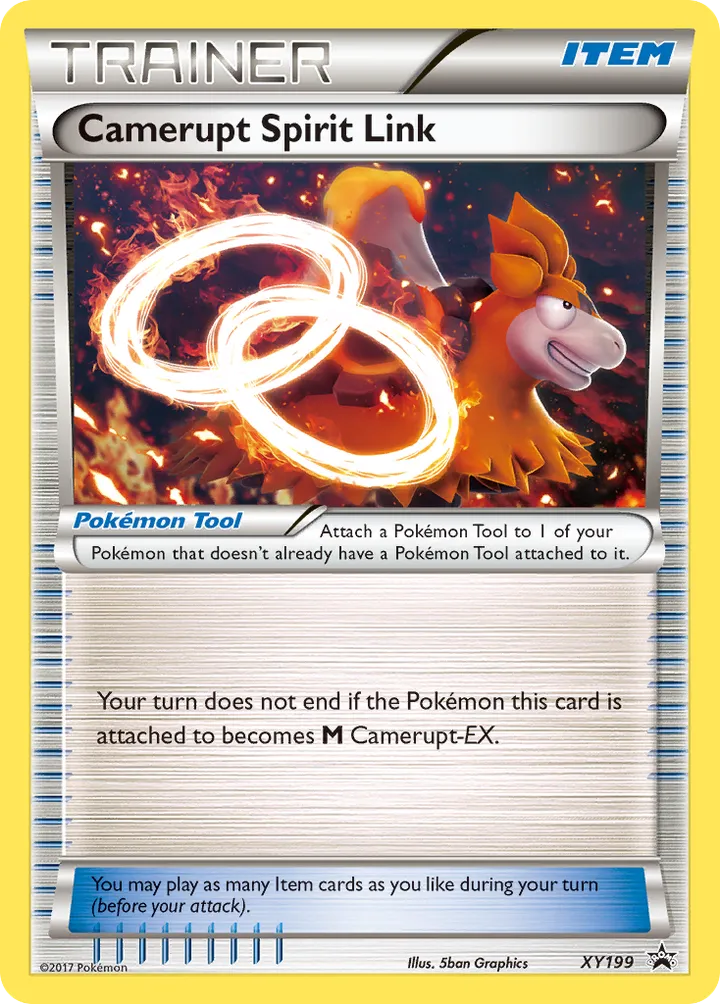 XY Black Star Promos 英語版 Camerupt Spirit Link XY199 カード表面