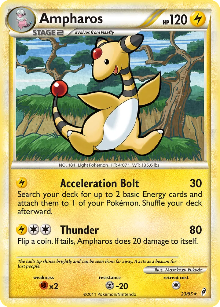 Pokémon TCG: Call of Legends 英語版 Ampharos 23 カード表面