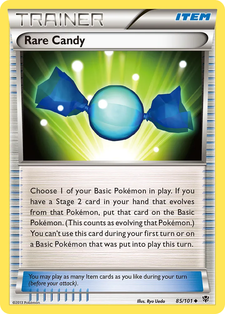 Black & White—Plasma Blast 영어판 Rare Candy 85 카드 앞면