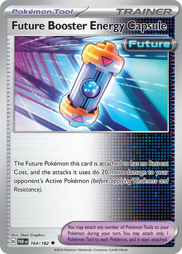 Scarlet & Violet—Paradox Rift 英語版 Future Booster Energy Capsule 164 カード表面