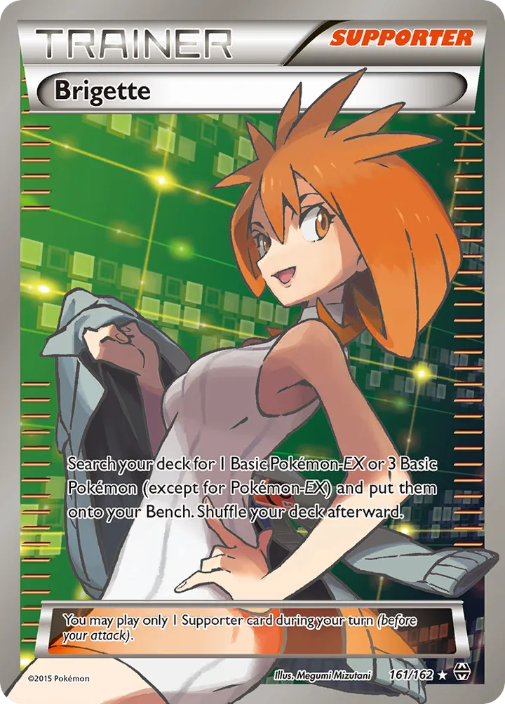 XY—BREAKthrough 英語版 Brigette 161 カード表面