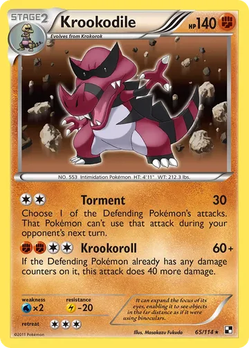 Krookodile 65 $2.46