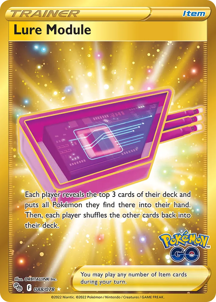 Pokémon TCG: Pokémon GO 영어판 Lure Module 88 카드 앞면