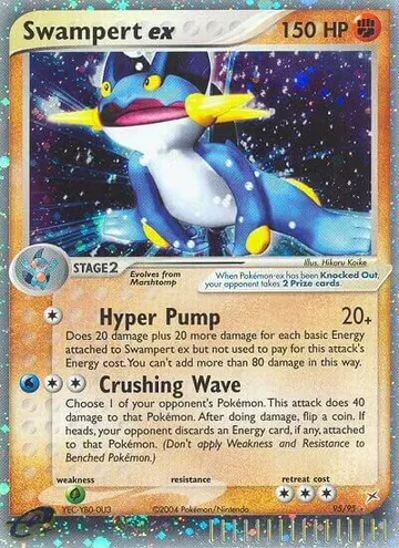 Swampert ex 95 $202.45
