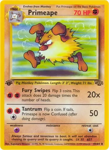 Primeape 43 $2.22