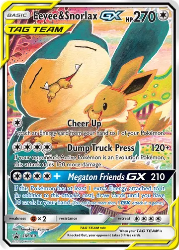 Eevee & Snorlax-GX SM169 $200.58