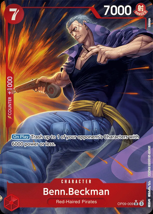 Emperors in the New World 英語版 Benn.Beckman OP09-009 · パラレル カード表面