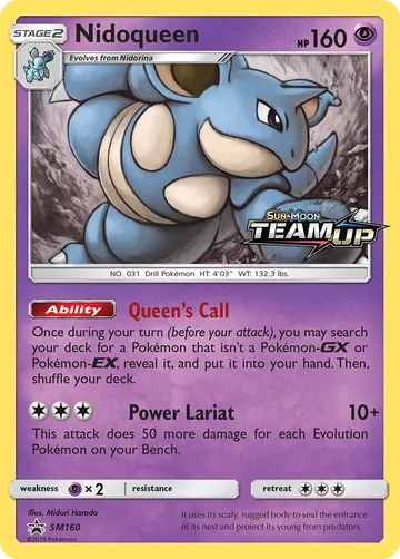 Nidoqueen SM160 $9.81