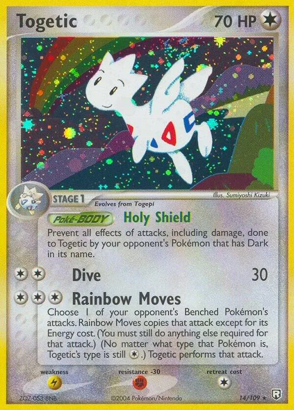 EX Team Rocket Returns 영어판 Togetic 14 카드 앞면