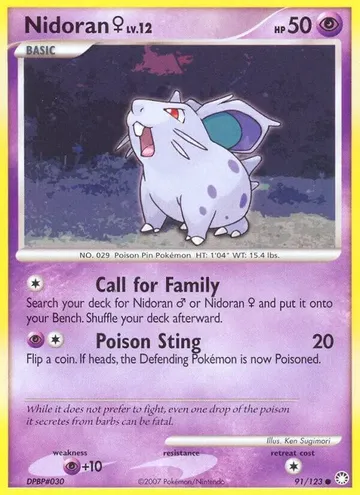 Nidoran ♀ 91 $0.28