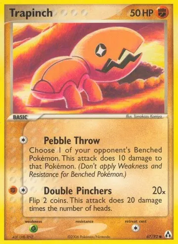 Trapinch 67 $1.24