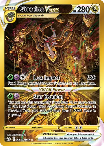 Giratina VSTAR GG69 $284.34