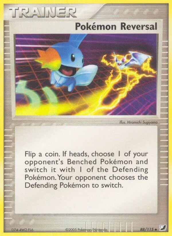 EX Unseen Forces 英語版 Pokémon Reversal 88 カード表面
