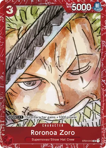 Roronoa Zoro ST01-013 · パラレル ¥12,303