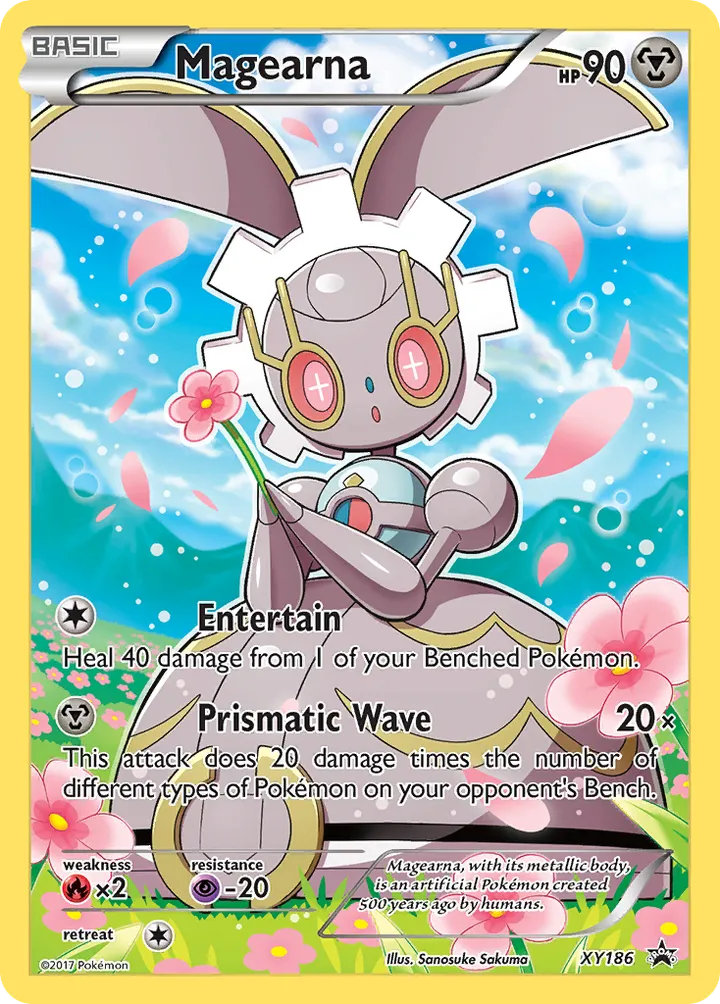 XY Black Star Promos 英語版 Magearna XY186 カード表面