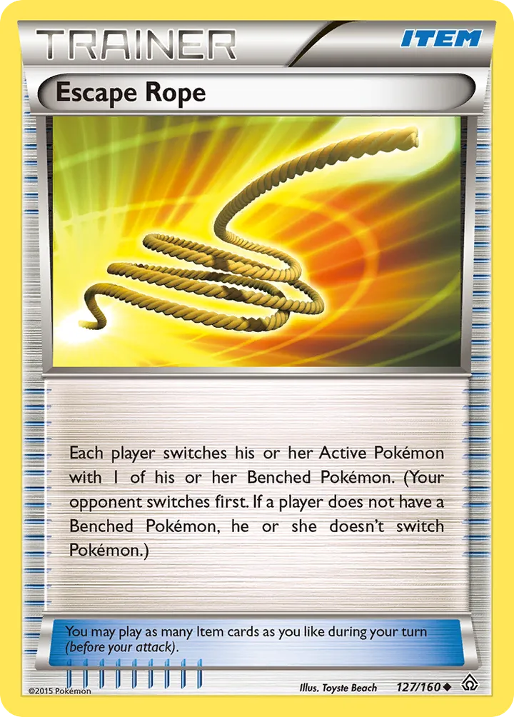 XY—Primal Clash 영어판 Escape Rope 127 카드 앞면