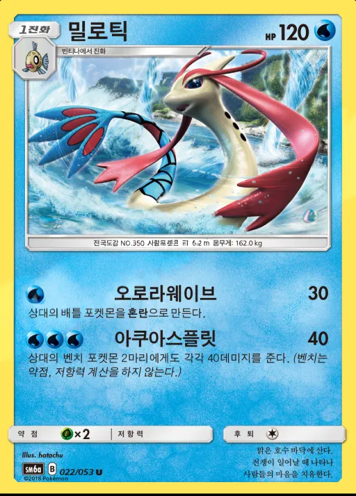 Front of 밀로틱 22, 드래곤스톰 Korean