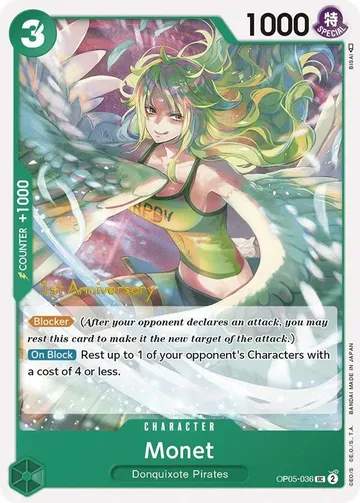 Monet OP05-036 · Anniversary $12.68