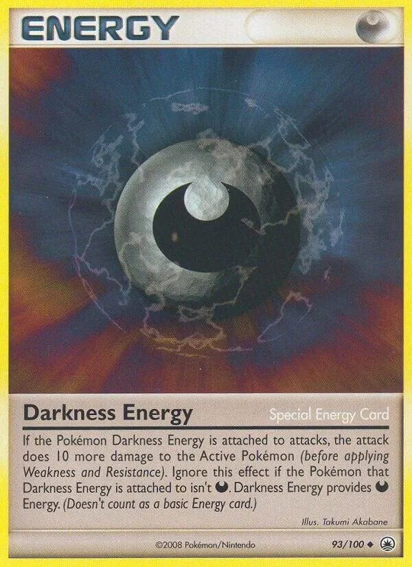 Diamond & Pearl—Majestic Dawn 英語版 Darkness Energy 93 カード表面